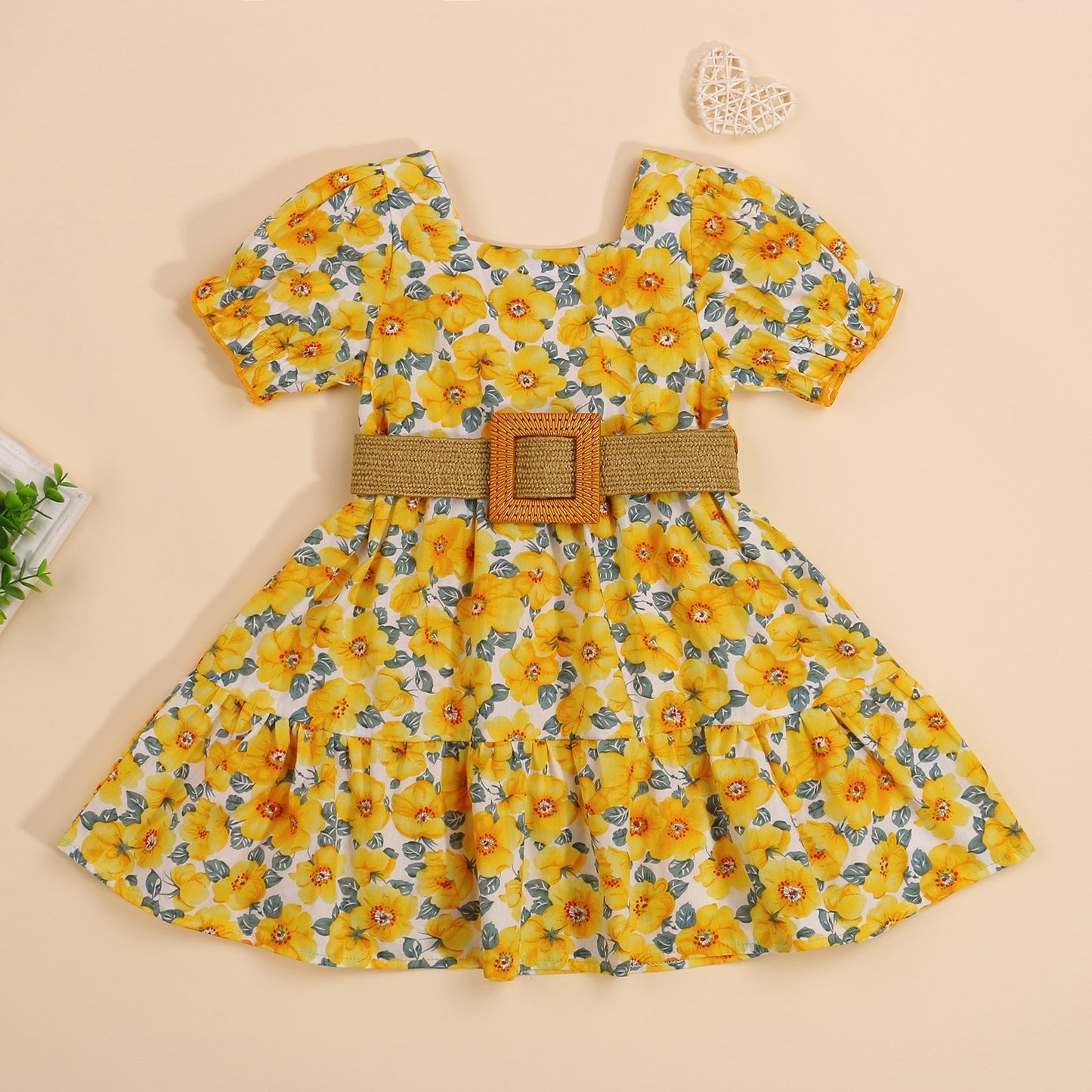Golden Rose Dress