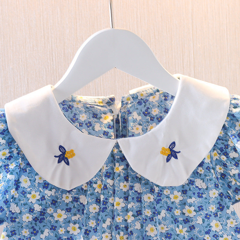 Blue Floral Dress