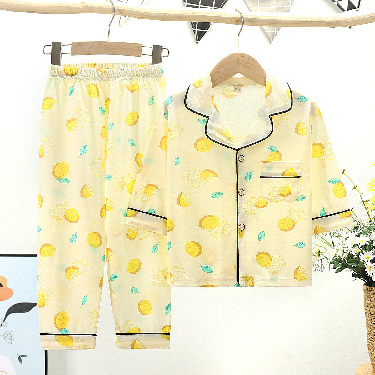 Sleeves Pajamas Set