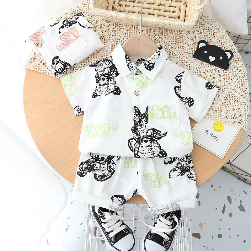 Short Sleeve Shirt Suit