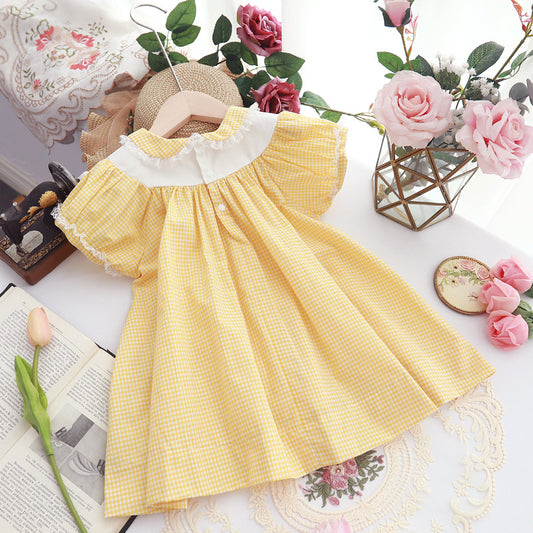 Golden Bloom Frock