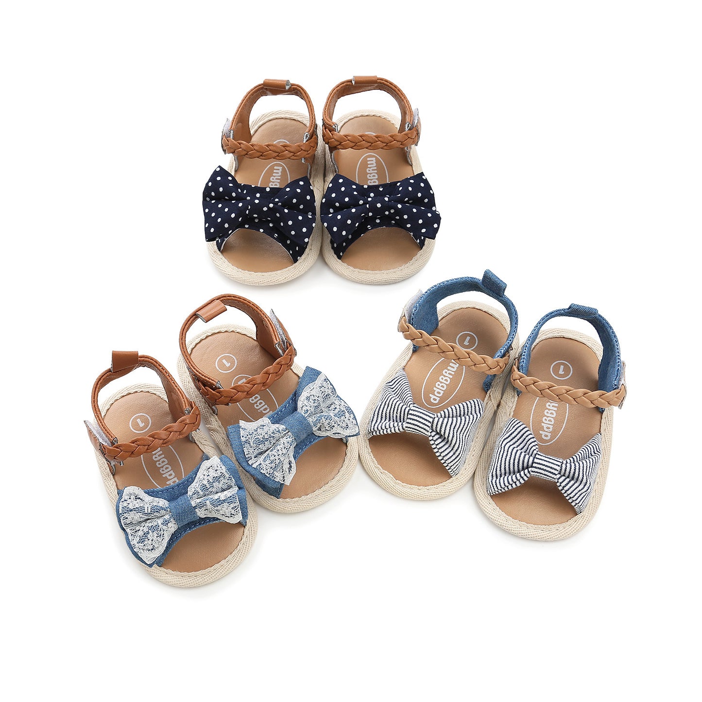 Lace Bow Sandals