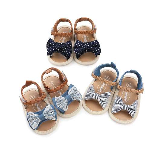 Lace Bow Sandals