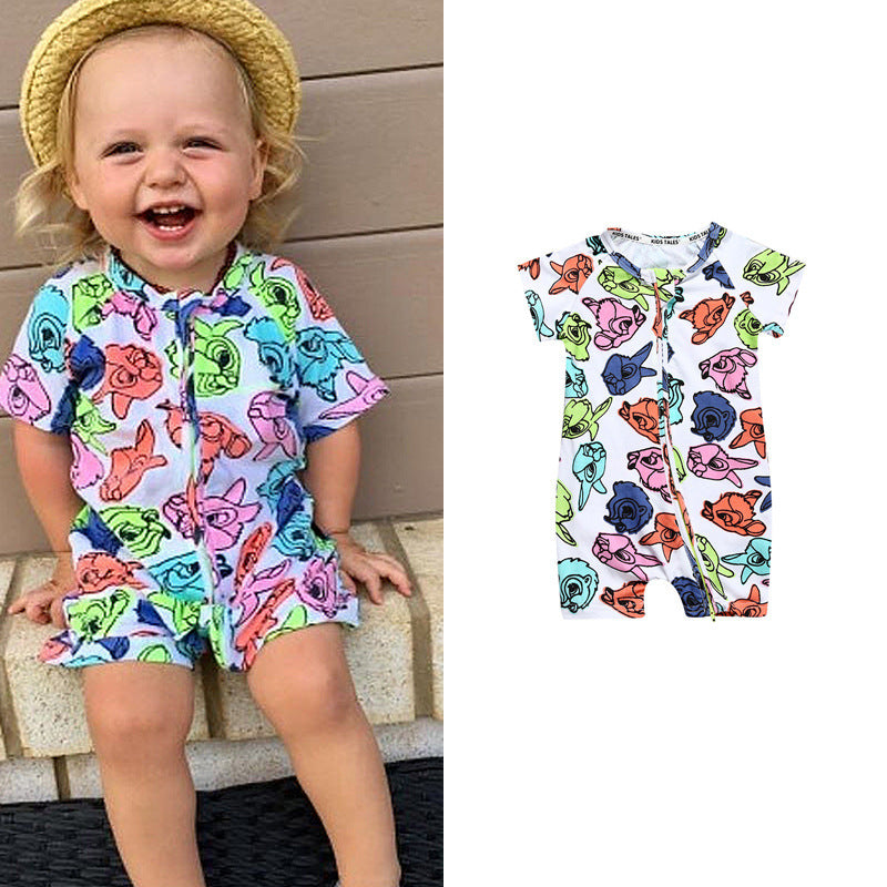 Baby Girl Cotton Romper