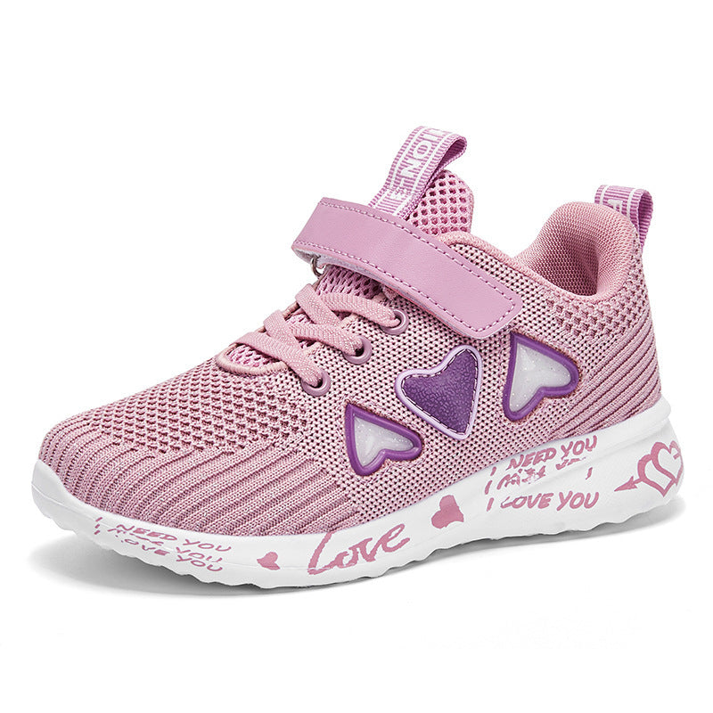 Heart Mesh Sneakers
