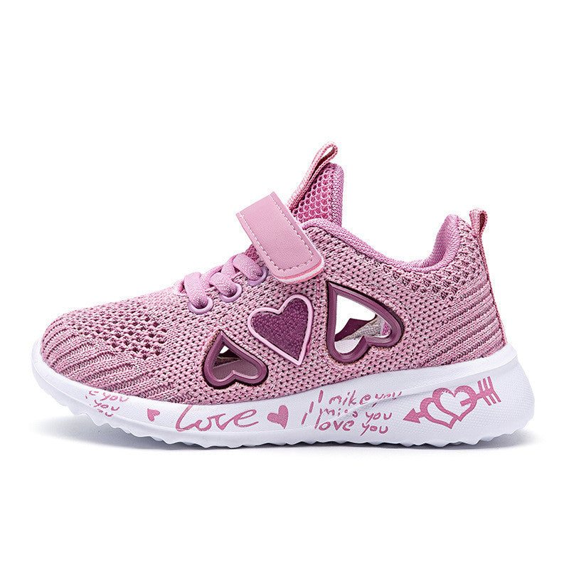 Heart Mesh Sneakers