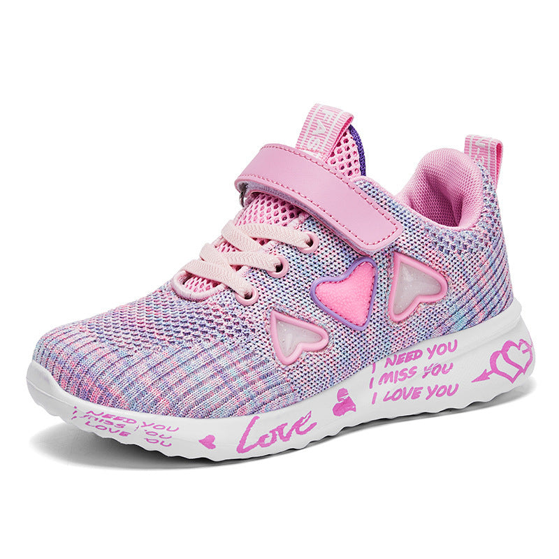 Heart Mesh Sneakers