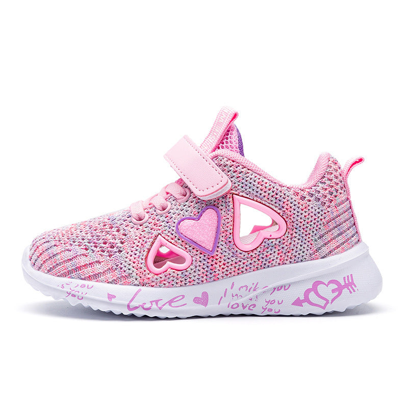 Heart Mesh Sneakers
