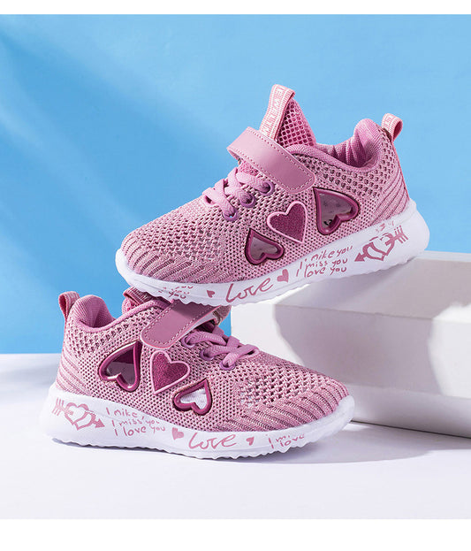 Heart Mesh Sneakers