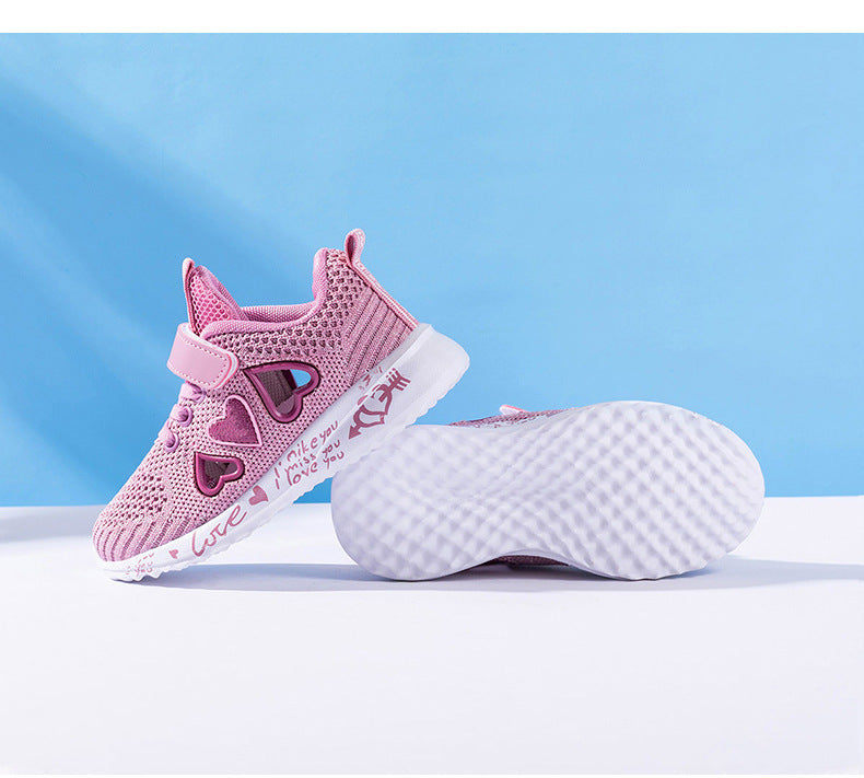 Heart Mesh Sneakers