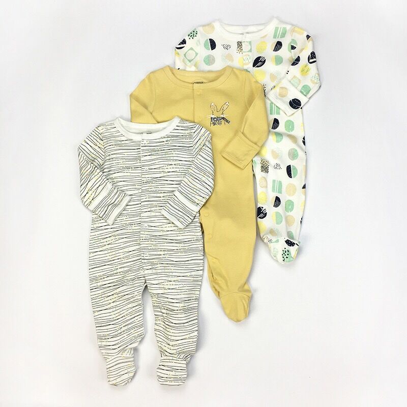 Footed Pajama Trio
