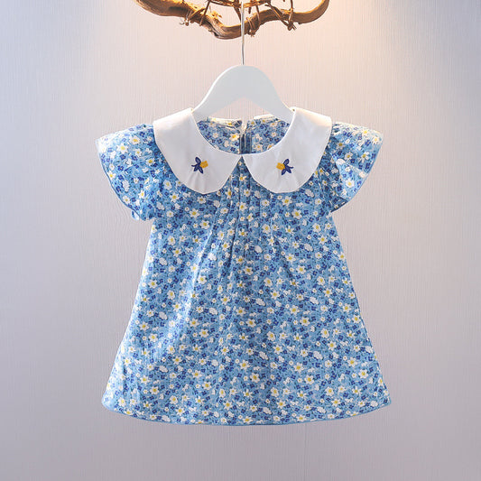 Blue Floral Dress