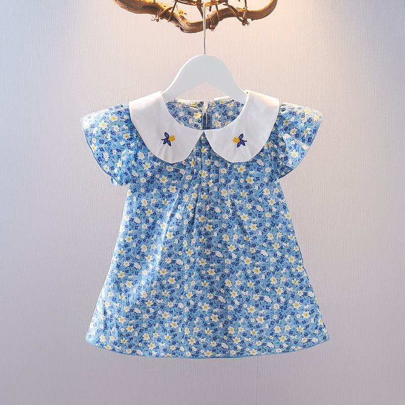 Blue Floral Dress