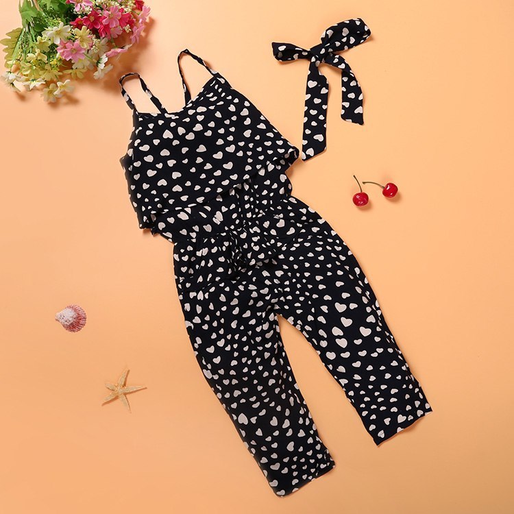 Girls Summer Jumpsuit