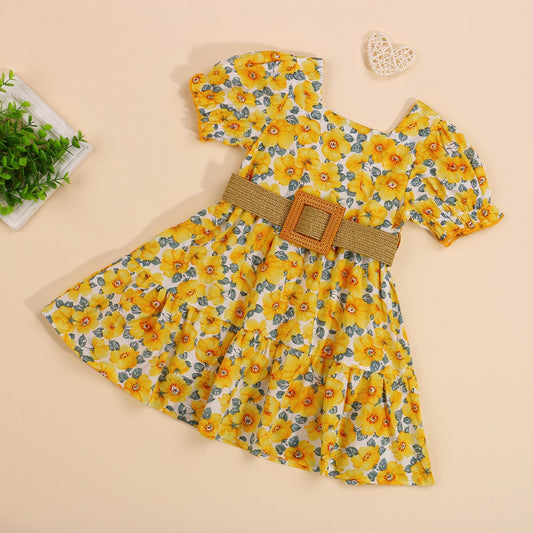 Golden Rose Dress