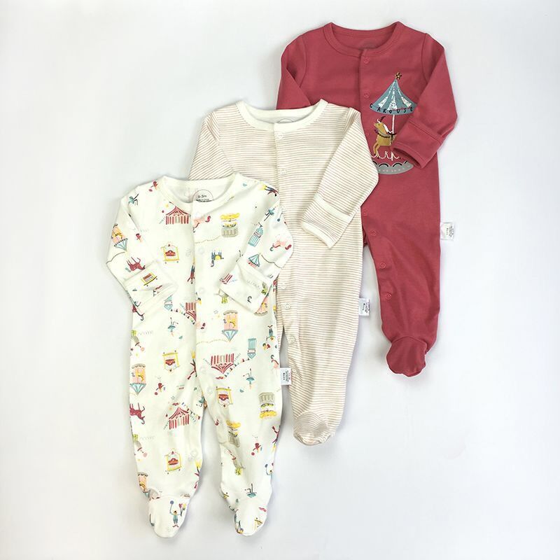 Footed Pajama Trio