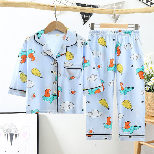 Sleeves Pajamas Set