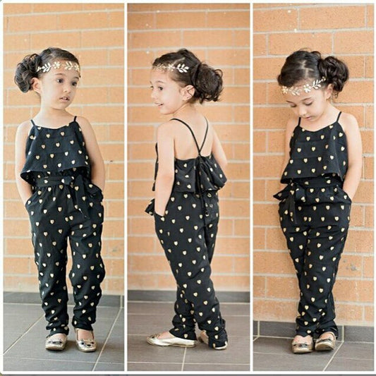 Girls Summer Jumpsuit