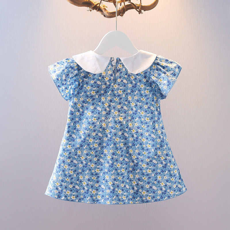 Blue Floral Dress