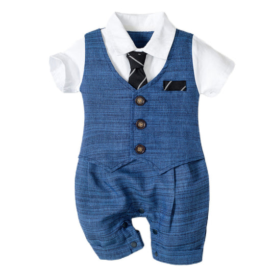 Tiny Tux Romper