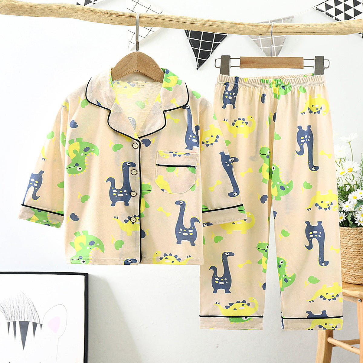 Sleeves Pajamas Set