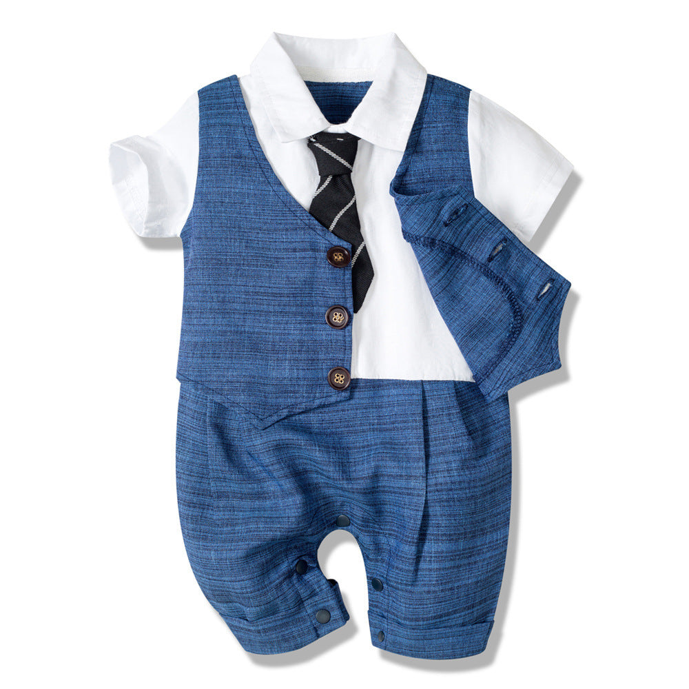 Tiny Tux Romper