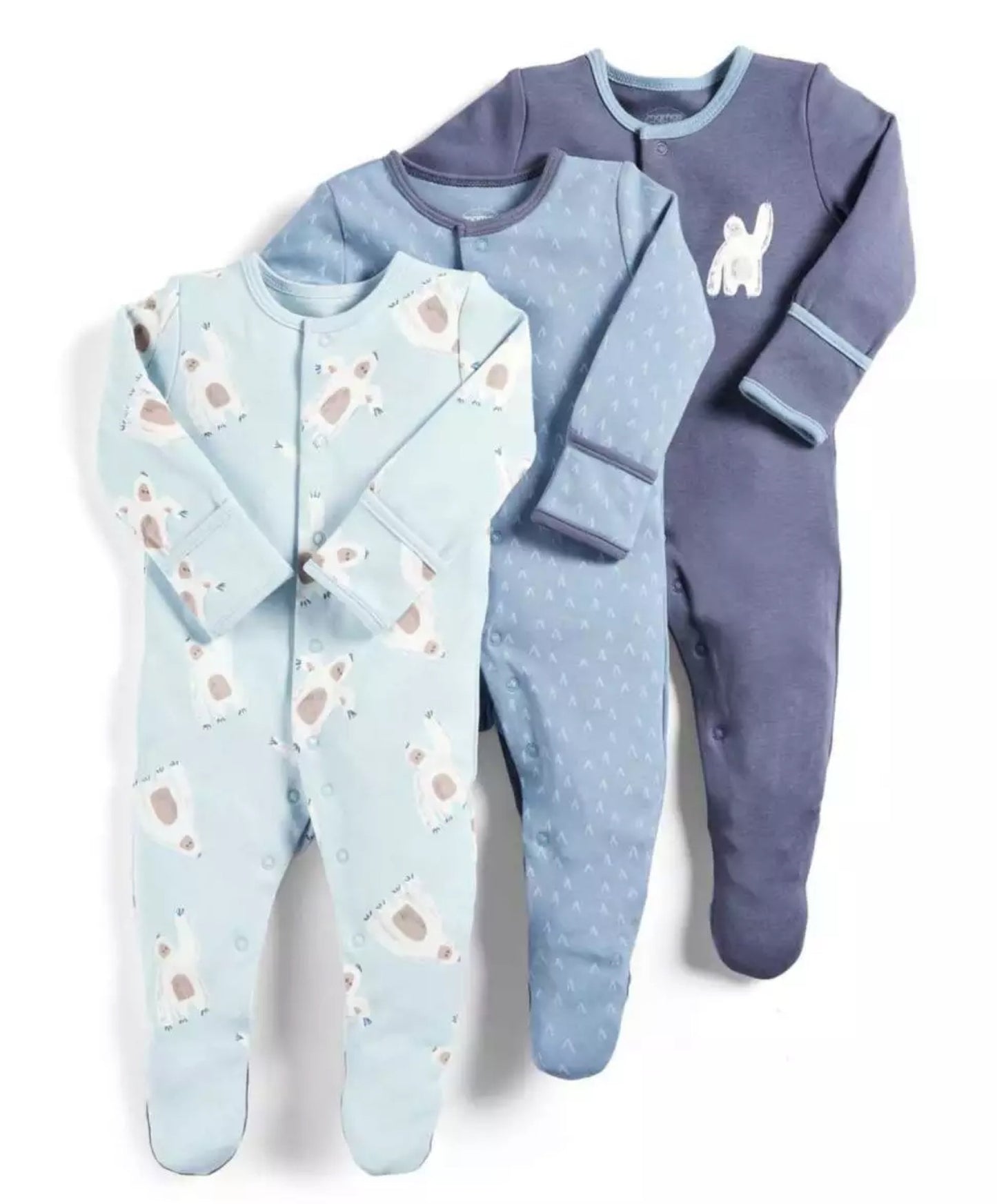 Footed Pajama Trio