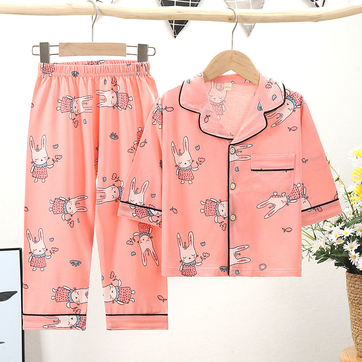 Sleeves Pajamas Set