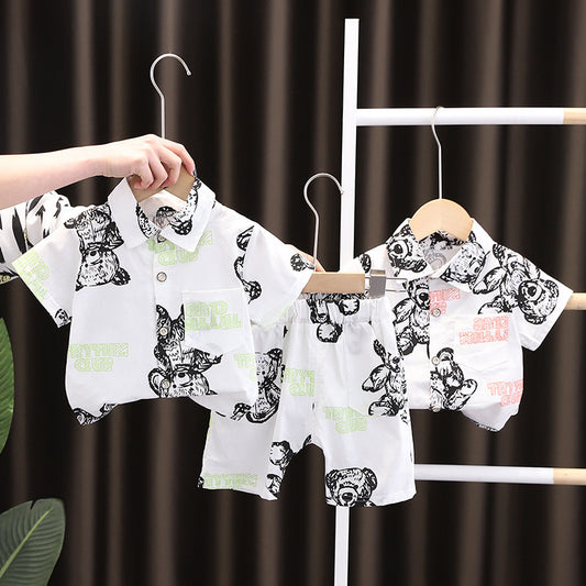 Short Sleeve Shirt Suit